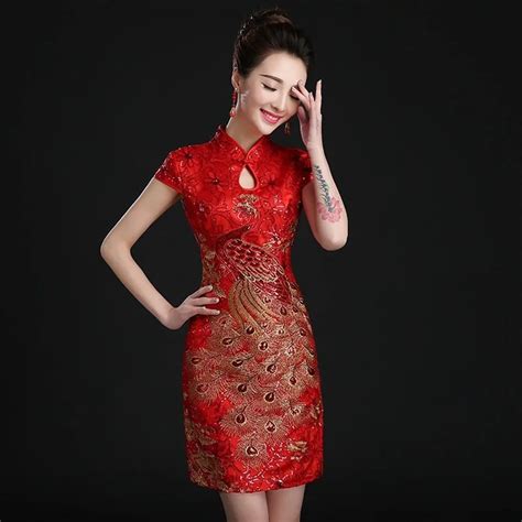 Aliexpress Buy 2018 Red Cheongsam Sexy Qipao Women Chinese