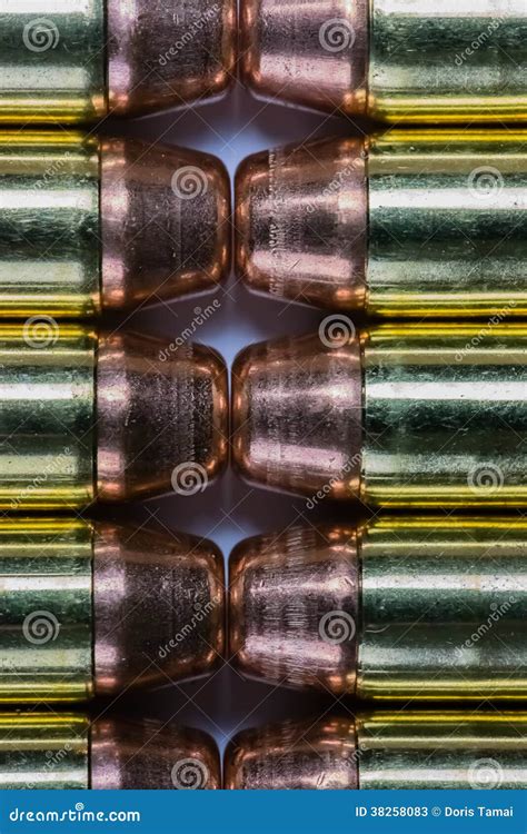 Bullets Close Up Portrait Stock Image Image Of Bullets 38258083