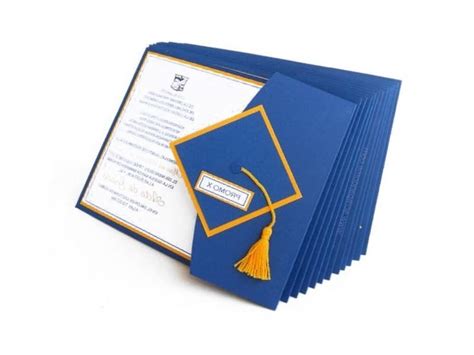 Ideas Invitaciones Para Graduacion Universidad Elegantes Origami