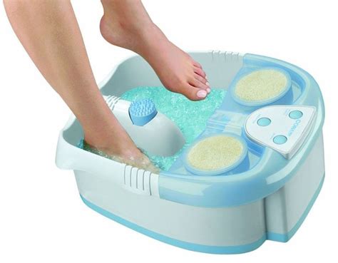 Cheap Conair Waterfall Massaging Pedicure Foot Spa With Lights Bubbles And Heat Home Spa