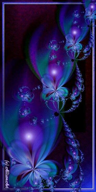 Pin By Cathy Lane On Wallpapers Colorful Art Purple Fractal Art