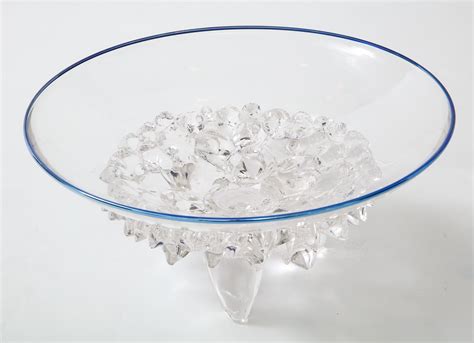 A Madvin Extra Large Glass Centerpiece Bowl At 1stdibs Extra Large Glass Bowls For