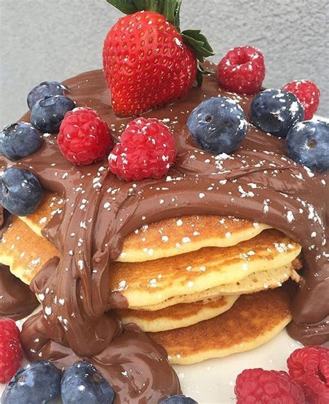 Yumm 🍕 Food Cravings Nutella Pancakes Junk Food Snacks