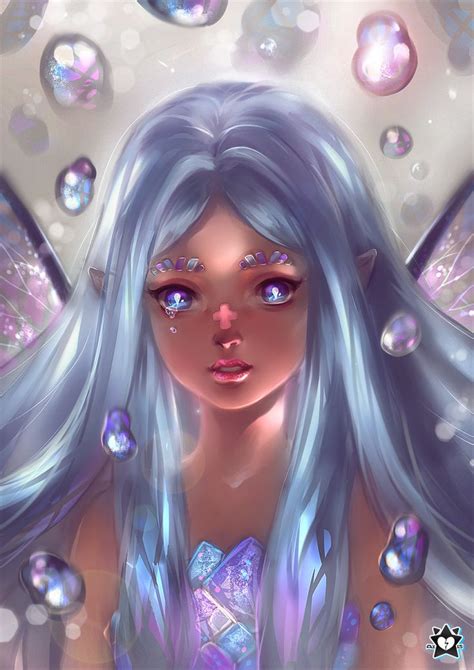 Fairy Of Tears By E X P I E On Deviantart Elf Art Beautiful Fantasy