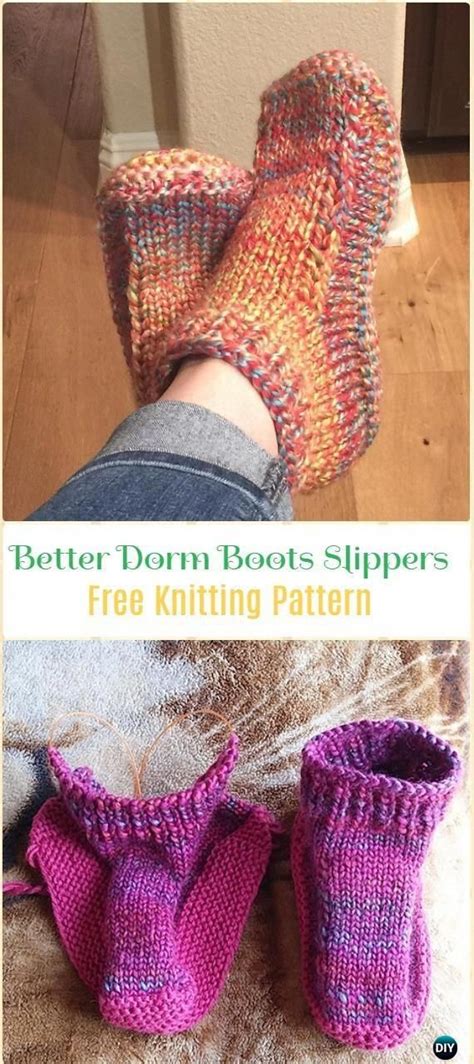 Distinct Knitting Projects Browse Around This Site Knit Slippers Free