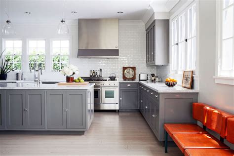 Pairing your gray kitchen cabinets with the right materials and within the right color scheme is gray cabinets can be used in pretty much any kitchen style, from traditional to contemporary to the more. Gray Shaker Kitchen Cabinets - Contemporary - kitchen ...