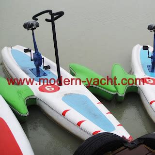 Paddle Electric Boats Rides Water Bike Rides With Different Specification For Sale