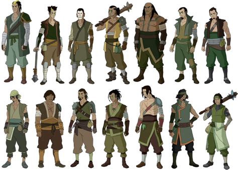 Male Earthbender Outfit ♥male Character Concepts Pg02 Mark Aa