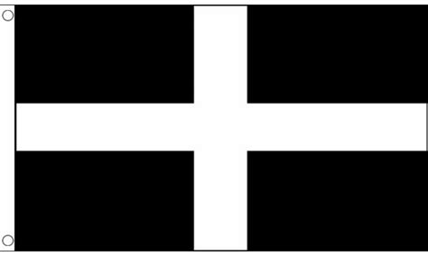Cornwall stylish waving and closeup flag illustration. Cornwall Flag (Small) - MrFlag