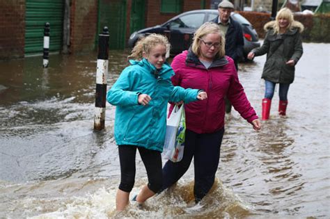 Shock Floods Force Brits To Flee Homes As Waves Batter Coasts Daily Star