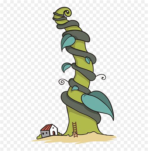 Jack And The Beanstalk Amazing Art Painting Free Png Clip Art