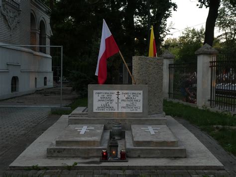 The Graves Of Victims Of The Wola Massacre In The Orthodox Cemetery On Wolska Street A Photo