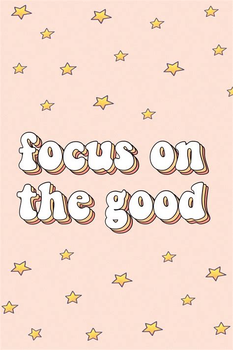 What to put vsco stickers on? focus on the good words quotes positivity happiness ...