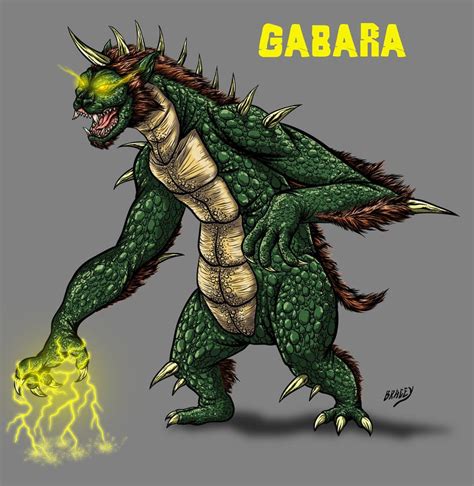 Kaiju Revamp Gabara All Godzilla Monsters Kaiju Kaiju Art