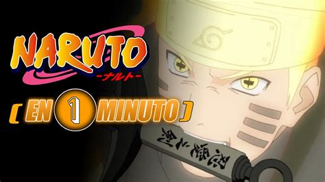Naruto Uzumaki En 1 Minuto Cortos Shorts Anime Youtube