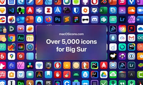 Free 5000 Macos App Icons In The Style Of Macos Monterey Big Sur