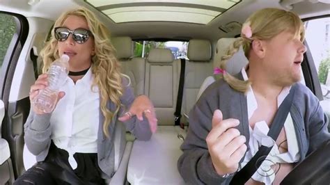 Britney Spears Singing Live At Carpool Karaoke Youtube