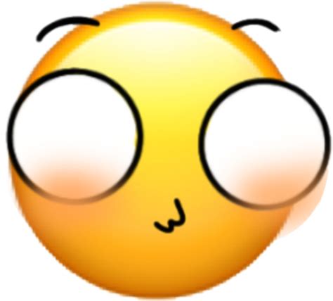 Derp Face Emoji Derpface Blush Sticker By Lunarmoonepic