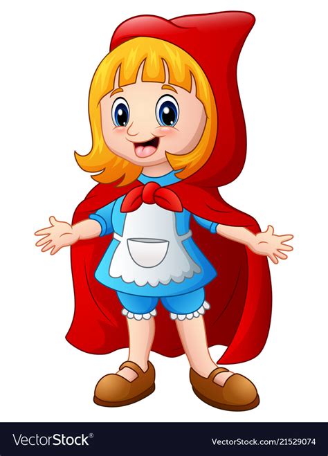 Cute Little Red Riding Hood Cartoon