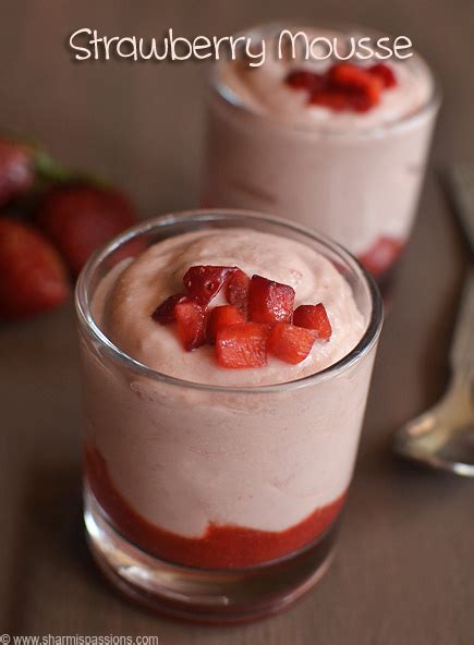 An eggless mousse recipe that is so airy and chocolatey and can be enjoyed by everyone. Eggless Strawberry Mousse Recipe, Easy Strawberry Mousse ...