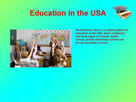 Regional high schools in the country often have a population of over 2000 students. The system of education in the USA - презентация онлайн