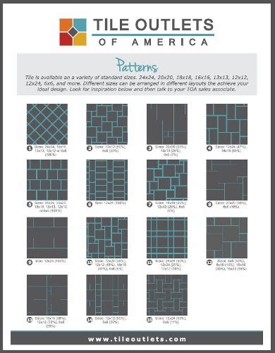 Honed and filled, grey and 18x18. 15 Tile Installation Patterns for Your Tile Design Project ...