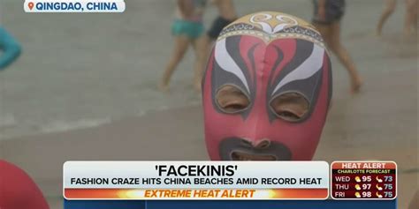 Facekini Fashion Craze Hits China Beaches Amid Record Heat Latest