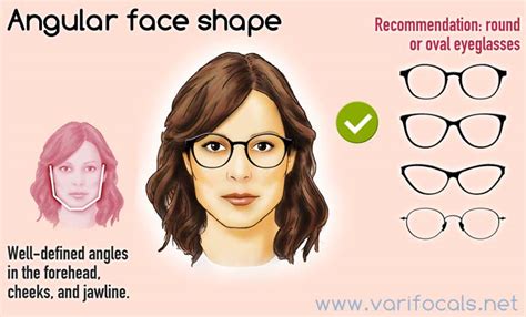 glasses frames for woman face shape guide