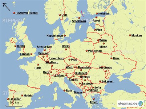 Die karte frankreichs hat sich 2016 komplett verändert. Hauptstädte Europa von SteffiHasstGeo - Landkarte für ...