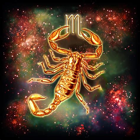 Zodiac Scorpio Painting By Mgl Meiklejohn Graphics Licensing