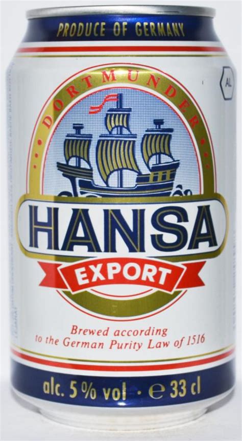 This defines all areas of the company and shapes them significantly. HANSA-Beer-330mL-Germany