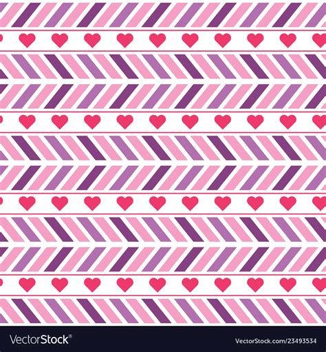 Purple And Pink Chevron Seamless Pattern Vector Image