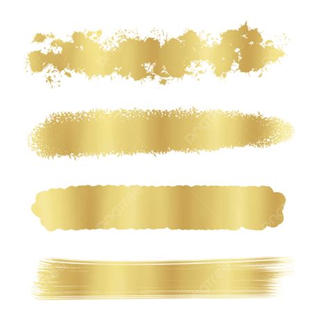 Golden Brush Stroke Hd Transparent Gold Paint Strokes Png Golden Brush