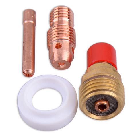 Pcs Tig Gas Lens Collet Body Assorted Size Fit For Tig Welding Torch