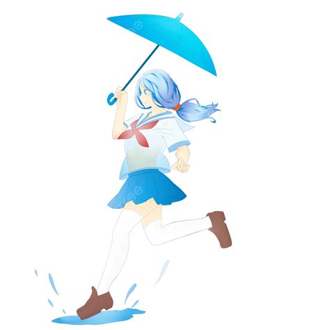 Rain Girl Hd Transparent Girl In The Rain Rain Beginning Of Summer