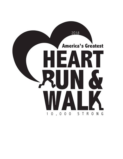 Logo Design America S Greatest Heart Run Walk On Pratt Portfolios