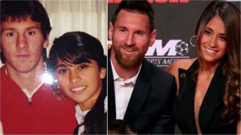 La Foto Inédita Que Compartió Messi De Los Inicios De Su Romance Con Su