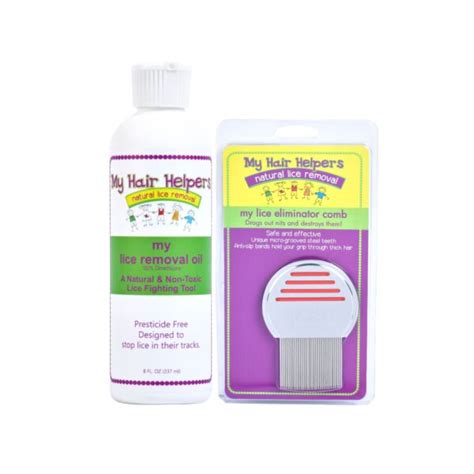 My Hair Helpers Dimethicone Oil And Lice Comb Treatment Kit