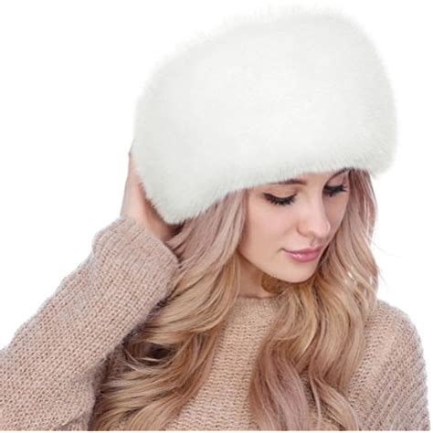 Womens Faux Fur Russian Style Hat Jawerbond