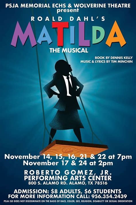 Реклама ленор от кутюр полина гагарина полная песня. Wolverine Theatre Presents Matilda The Musical, Roberto Gomez Jr. Performing Arts Center, Alamo ...