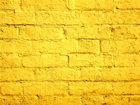 Hd wallpapers and background images Free photo: Yellow Brick Wall - Aged, Rectangle, Rough ...