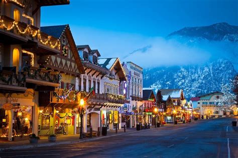 Leavenworth Washington Its Location In The Cascades Makes The City