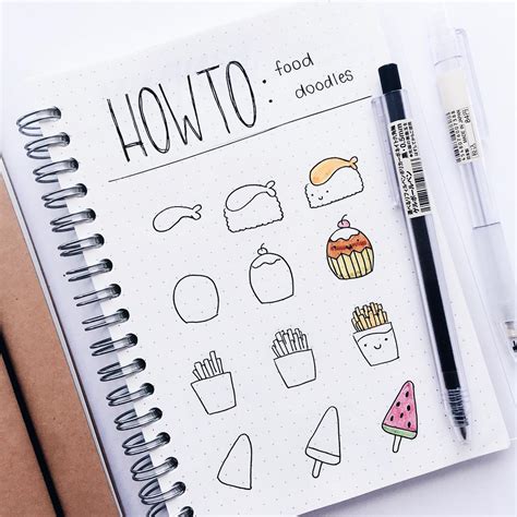 16 Doodle Tutorials Step By Step For Your Bullet Journal