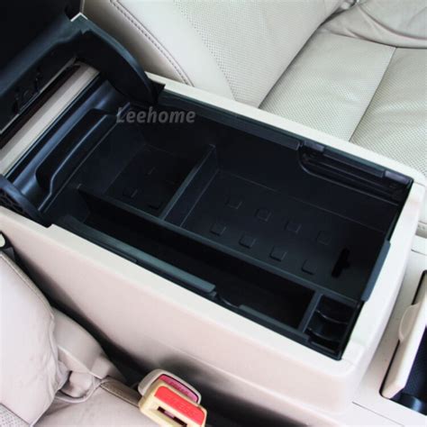 Car Armrest Box Central Secondary Storage Glove Phone Holder Container