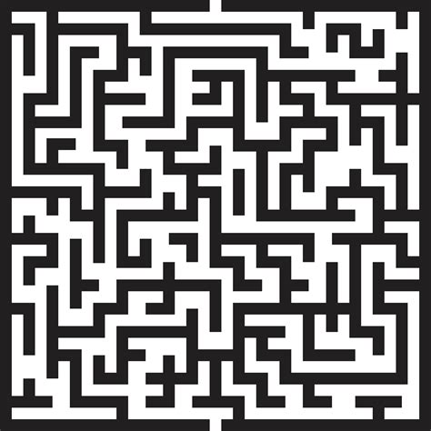 Labyrinth Maze Isolated 1263941 Vector Art At Vecteezy