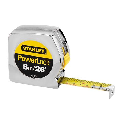 Stanley Powerlock 8m26 Ft X 1 In Tape Measure Metricenglish Scale