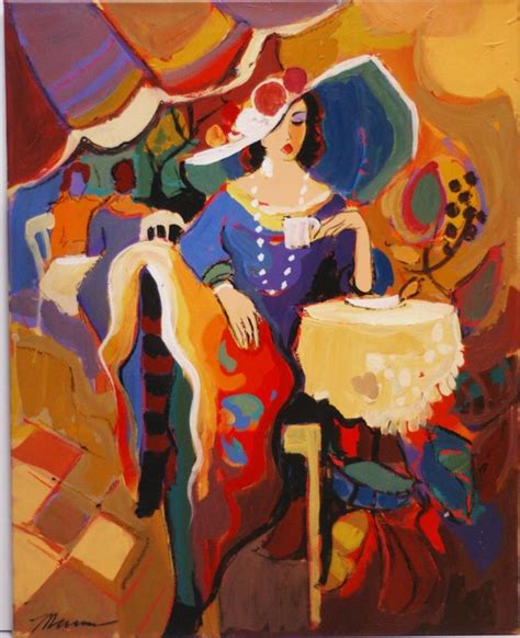 Isaac Maimon Original Acrylic On Canvas Signed B By Windsor Auction