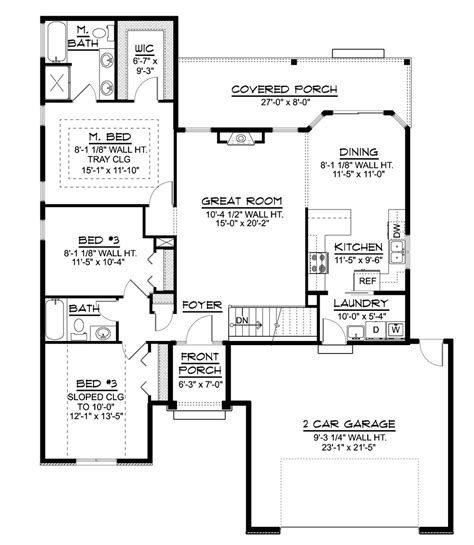 Ranch Style House Plan 4 Beds 3 Baths 3020 Sq Ft Plan 1064 176