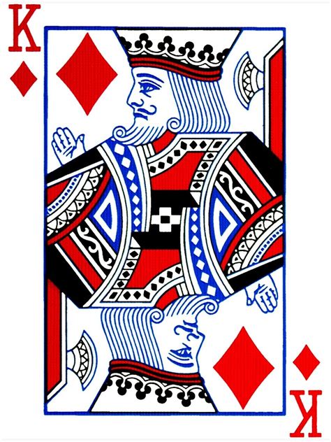 As a mass production plan or personal playing cards plan since if it were mass produced i would gladly buy. "King Of Hearts Playing Card Design" Poster by Benby | Redbubble