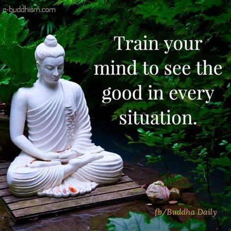 Train Your Mind To See Good In Every Situation Wisdom Quotes Buddha